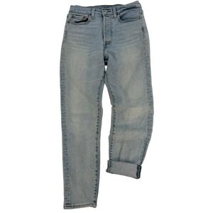Levi's 501 Jeans W27 Light Wash Straight Leg Faded Blue Denim